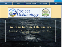 Tablet Screenshot of oceanology.org